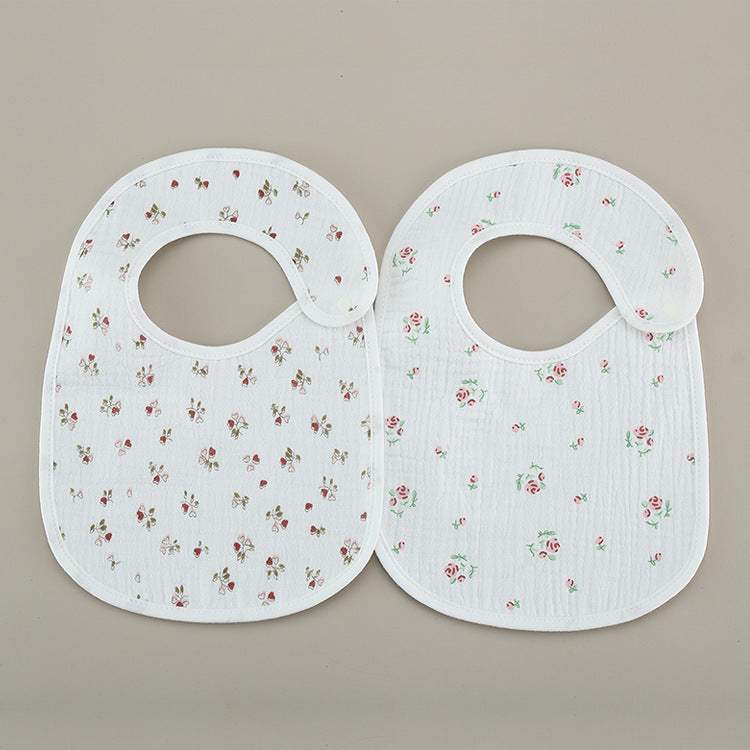 Thin Pure Cotton Waterproof Gauze Bib | Bibs