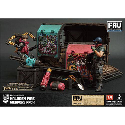 Acid Rain Authentic Halogen Fire Weapon Set For 1/18 Figures