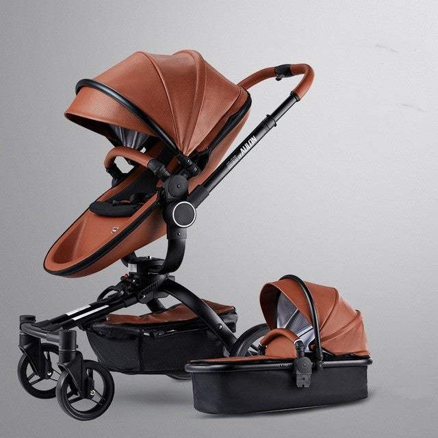 Multifunctional High View Baby Stroller Gift Set | Sleeping Basket