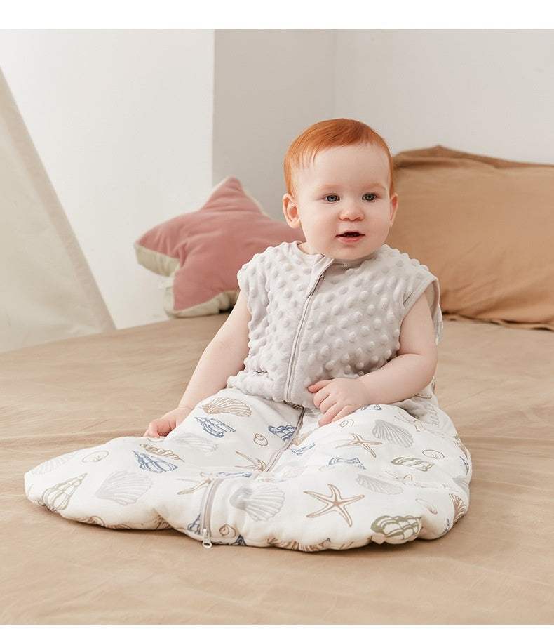 Newborn Pure Cotton Vest-Style Baby Sleeping Bag | Ages 0-1 | Vest Style Style