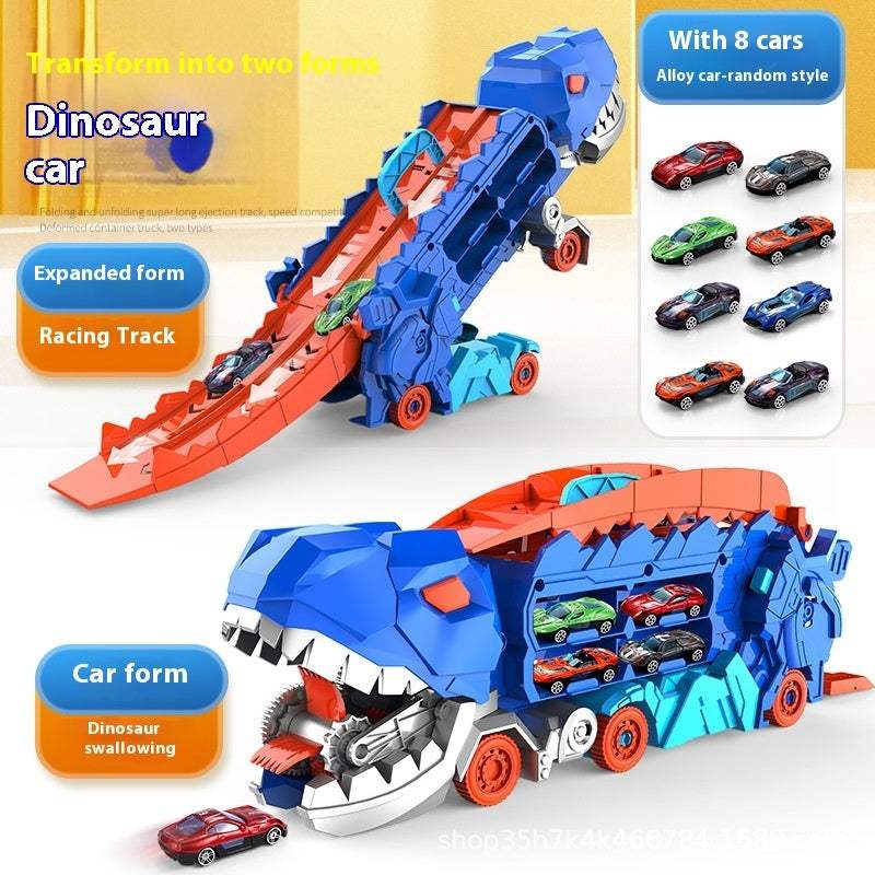 Tyrannosaurus Deformation Track Gliding Car | Plastic | Ages 4-6
