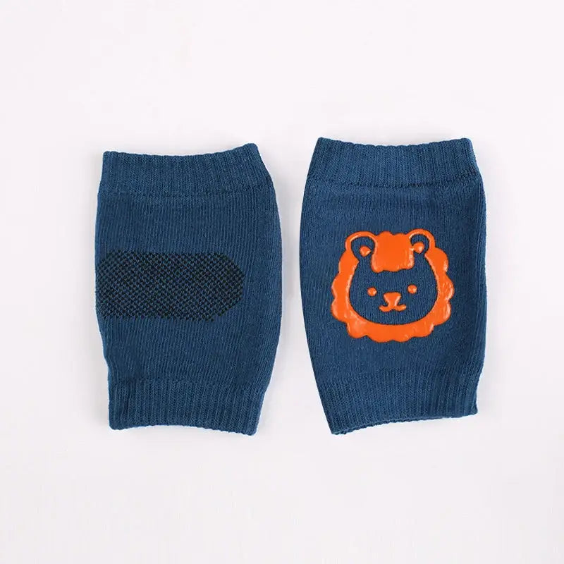 Baby Summer Terry Crawling Socks With Knee Pads | Pure Cotton