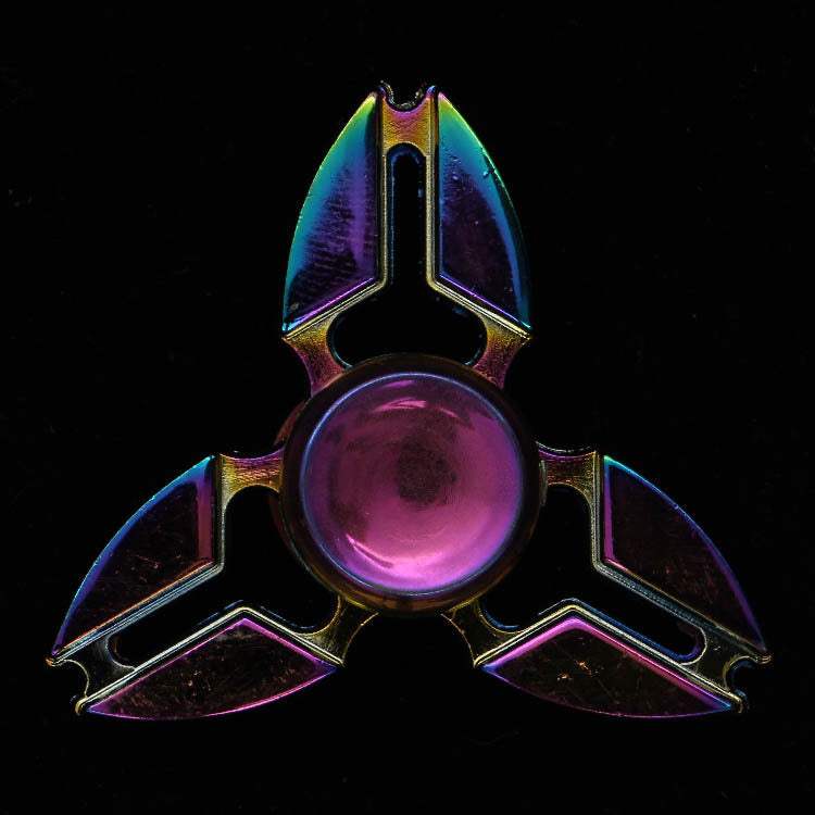 Zinc Alloy Electroplated Fingertip Spinning Top | Metal | Sensory Toys