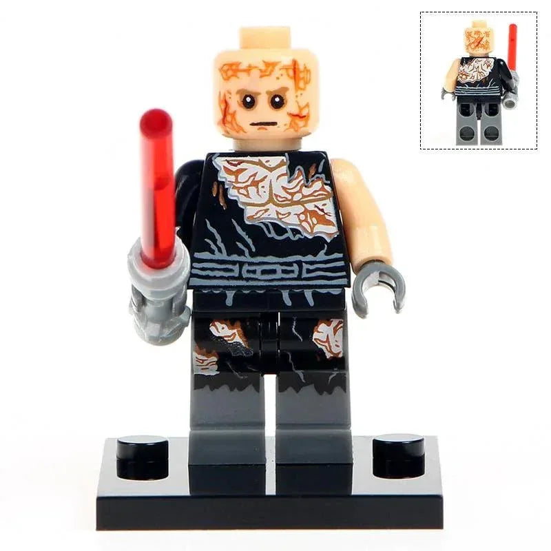 Anakin Skywalker Burned Vader Lego Minifigures Custom Toys - ToylandEU