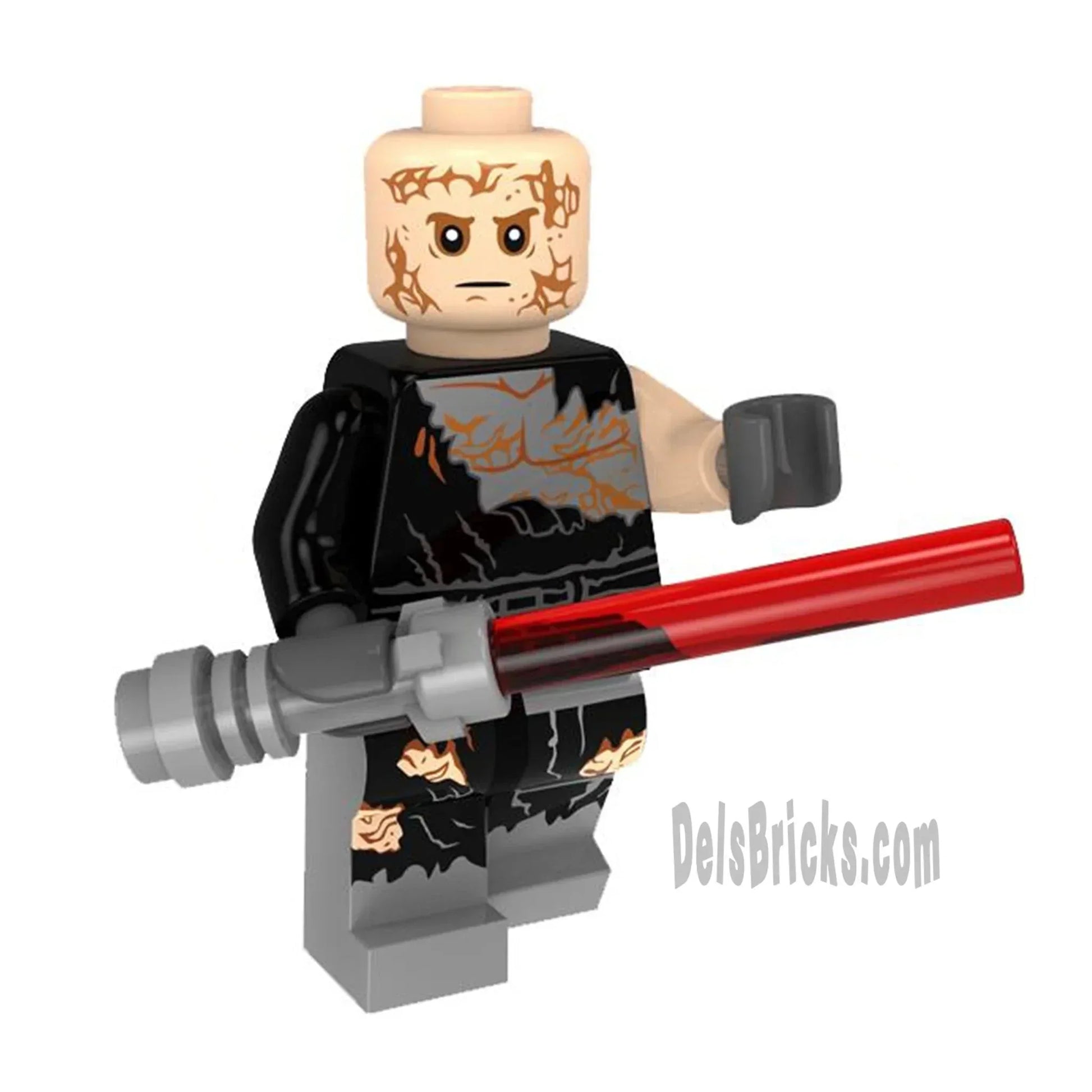 Anakin Skywalker Burned Vader Lego Minifigures Custom Toys - ToylandEU