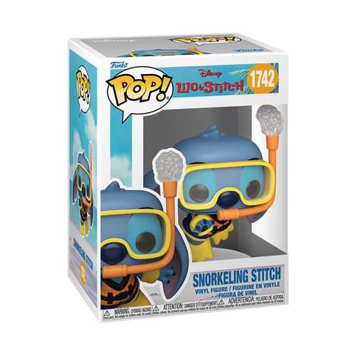 Funko Pop Figure | Snorkeling Stitch Disney | Painted Vinyl | Alien Collectible