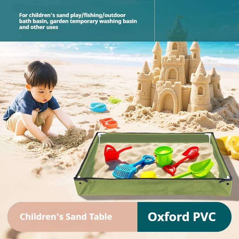 Portable Foldable Pet Sand Tub | PVC Oxford Water Tank