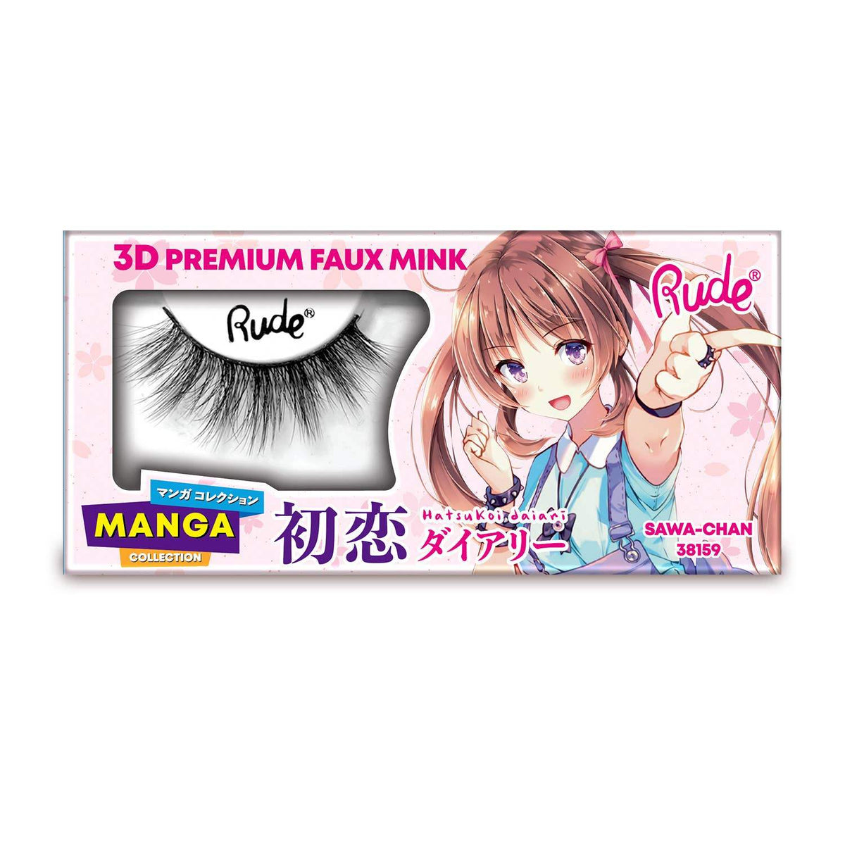 Faux Mink False Eyelashes | 3D Manga Design Features | Soft Texture
