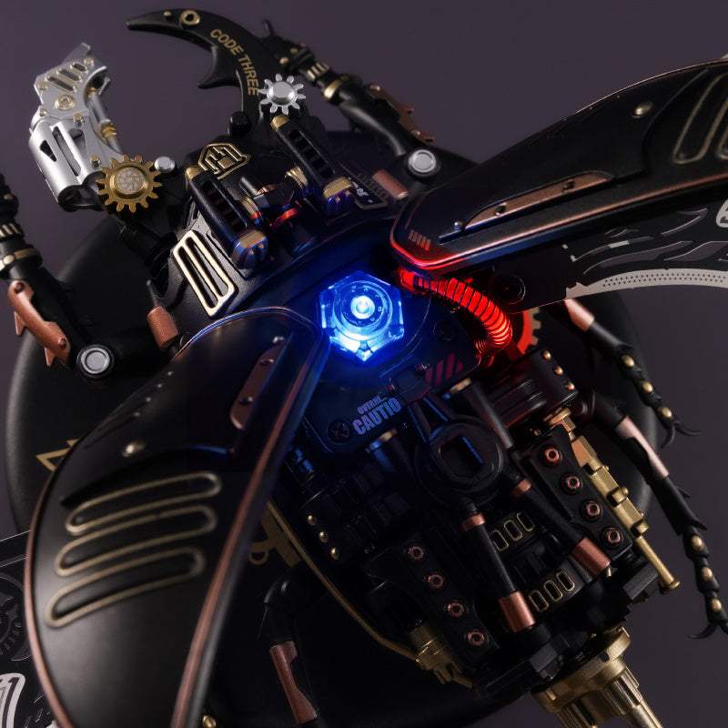 DIY 3D Puzzle | Moveable Gear Mechanism | Steampunk Beetle Model | For Kids