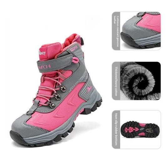 Kids' Snow Boots | Non-Slip Sole | Comfortable Fit | Easy Everyday Wear