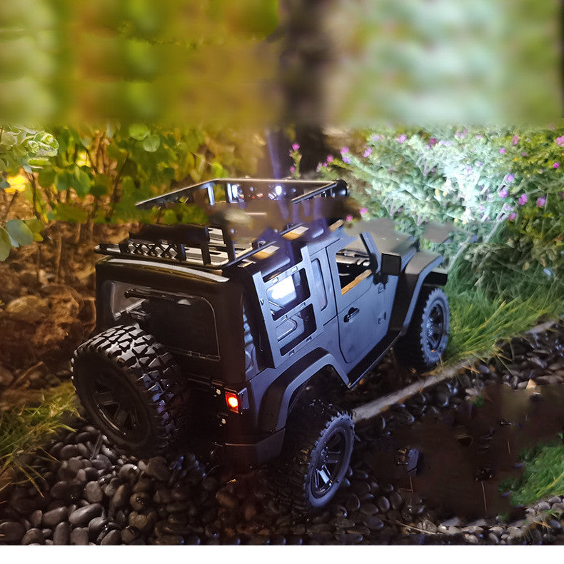 Modified Black Remote Control RC Jeep with Simulation Design - ToylandEU