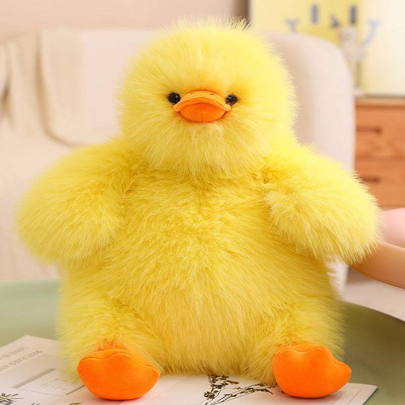 Fluffy Big Duck Plush Doll | 45-95 cm