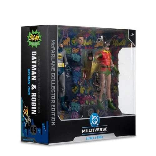 DC Multiverse McFarlane Batman Action Figure | Classic TV Series | 2-Pack