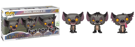 Banzai, Shenzi & Ed (The Lion King) 3-pk - 2019 Spring Convention Exclusive - ToylandEU