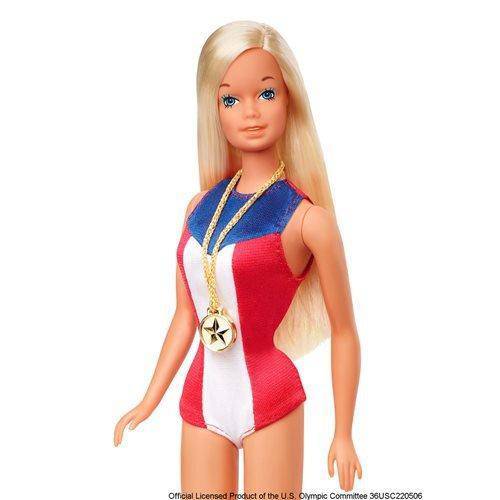 Barbie 1975 Gold Medal Reproduction Doll Celebrating Olympic Spirit