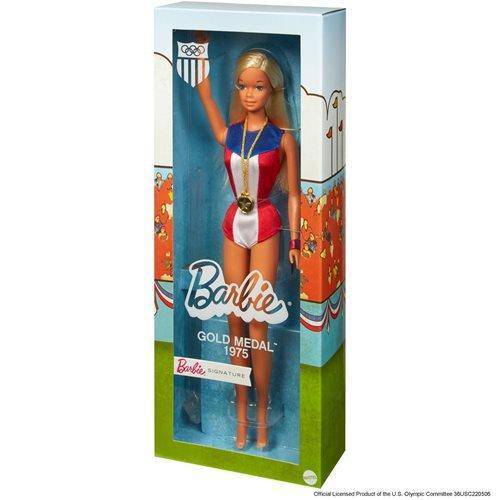 Barbie 1975 Gold Medal Reproduction Doll Celebrating Olympic Spirit