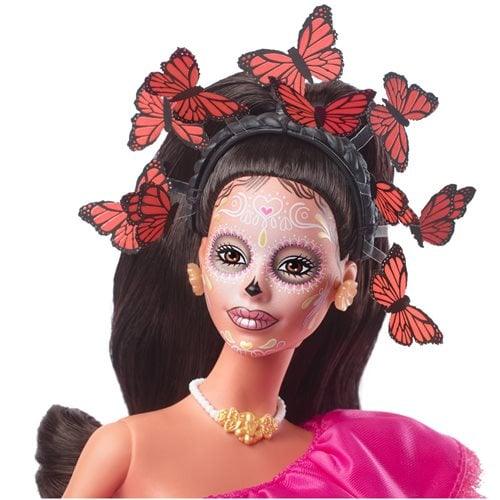 Barbie Día De Muertos Doll With Colorful Sugar Skull Dress - ToylandEU
