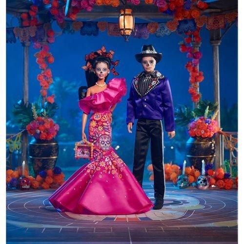 Barbie Día De Muertos Doll With Colorful Sugar Skull Dress - ToylandEU