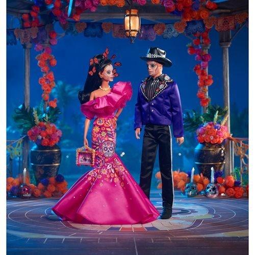 Barbie Día De Muertos Doll With Colorful Sugar Skull Dress - ToylandEU