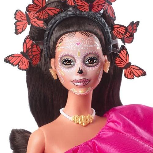 Barbie Día De Muertos Doll With Colorful Sugar Skull Dress - ToylandEU
