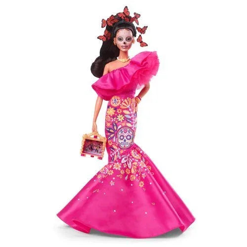 Barbie Día De Muertos Doll With Colorful Sugar Skull Dress - ToylandEU