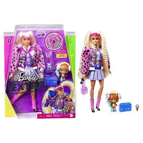 Barbie Extra Doll With Bold Fashion And Pet Companions - ToylandEU