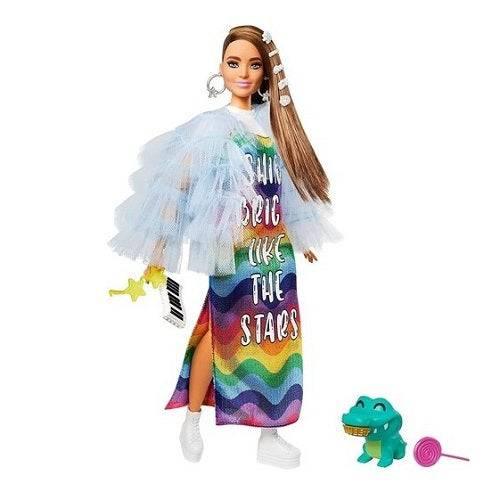Barbie Extra Doll With Bold Fashion And Pet Companions - ToylandEU