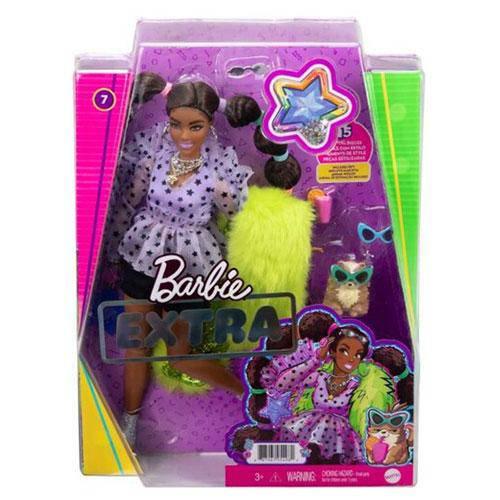 Barbie Extra Doll With Bold Fashion And Pet Companions - ToylandEU