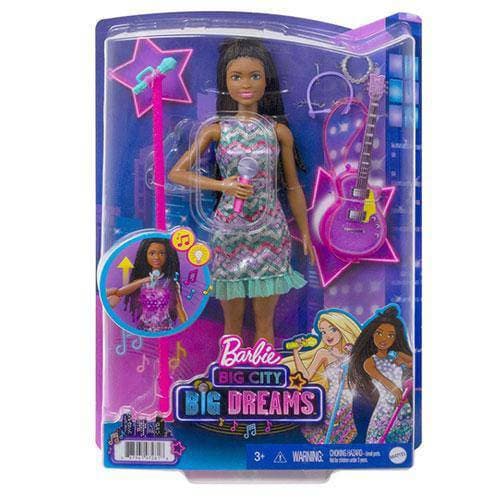 Barbie Singing Doll With Light Up Dress And Microphone