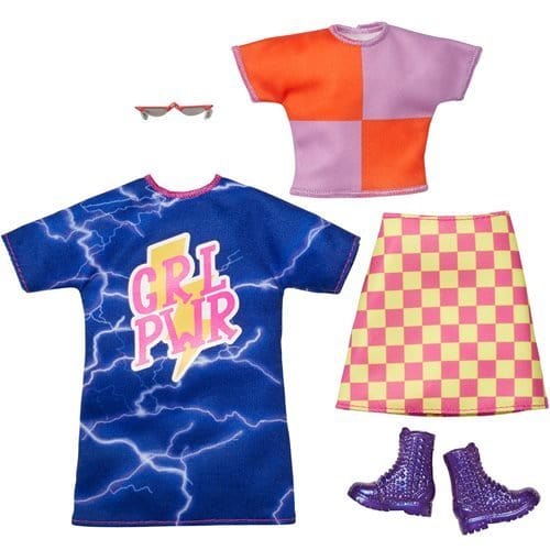 Barbie GRL PWR Fashion Two Pack Outfit Set With Accessories