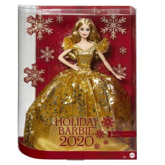 Barbie Holiday 2020 Doll with Glamorous Gown and Accessories