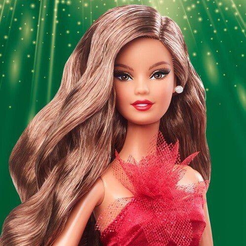 Barbie Holiday Doll 2022 Collectible Display Ready Gift