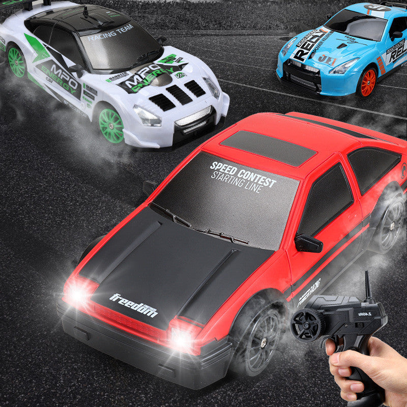 High-Speed 2.4G Remote Control Drift Racing Car Toy for Children - GTR Model AE86 Vehicle
