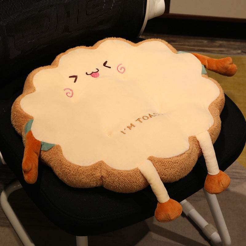 Toast Bread Plush Doll | Square And Round Petals