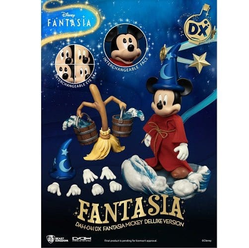 Beast Kingdom Disney Mickey Fantasia DAH Deluxe Action Figure