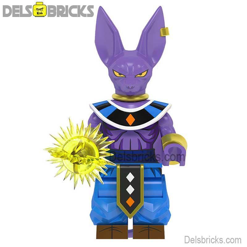 Dragon Ball Z Beerus Lego Minifigures Custom Anime Toys - ToylandEU