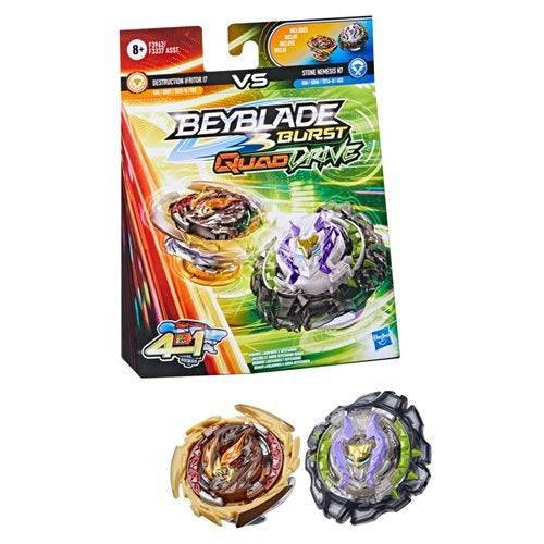 Beyblade Burst Quad Drive Dual Packs Customize For Battle