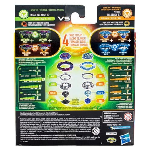 Beyblade Burst Quad Drive Dual Packs Customize For Battle