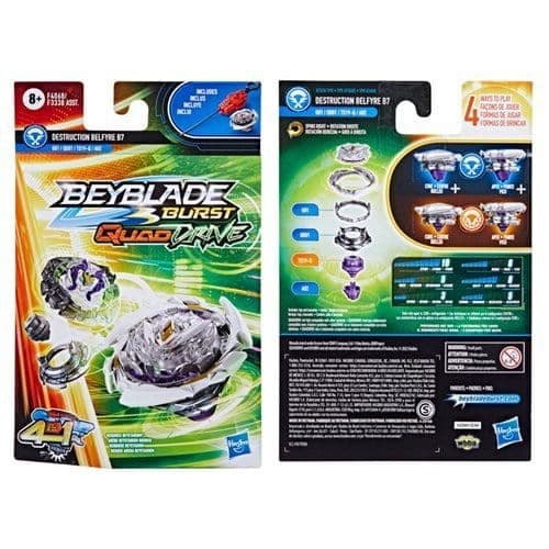 Beyblade Burst QuadDrive Destruction Belfyre Top With Launcher