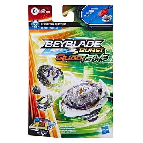 Beyblade Burst QuadDrive Destruction Belfyre Top With Launcher