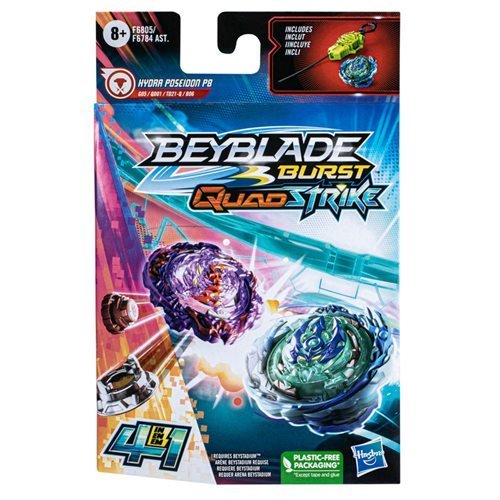 Beyblade Burst QuadStrike Tops with Armor Tips for Intense Battles