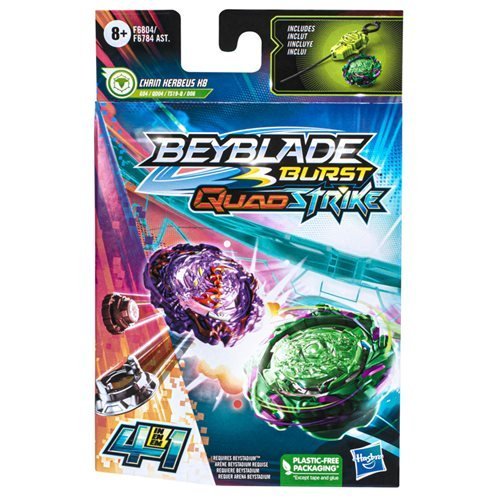 Beyblade Burst QuadStrike Tops with Armor Tips for Intense Battles