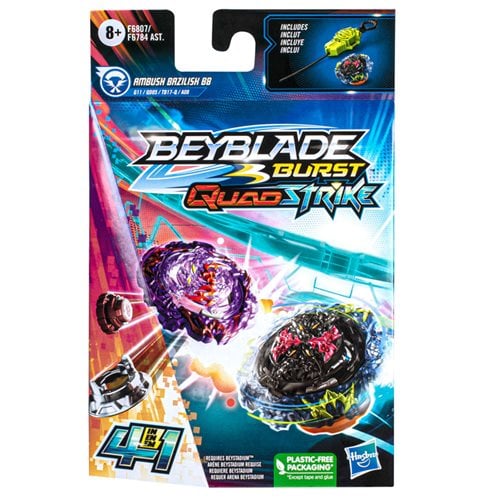 Beyblade Burst QuadStrike Tops with Armor Tips for Intense Battles