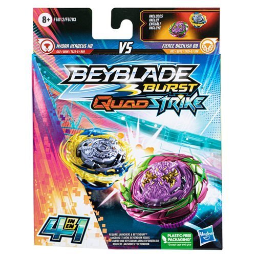 Beyblade QuadStrike Dual Pack With Customizable Modes