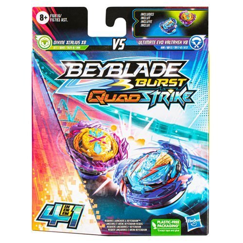 Beyblade QuadStrike Dual Pack With Customizable Modes