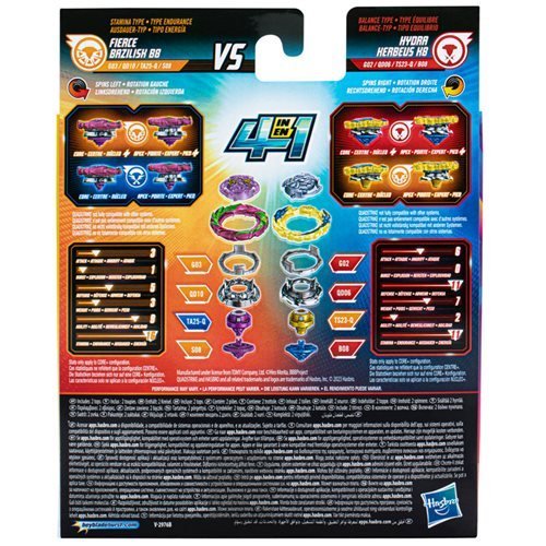 Beyblade QuadStrike Dual Pack With Customizable Modes