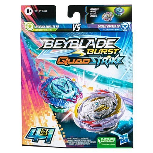Beyblade QuadStrike Dual Pack With Customizable Modes