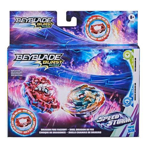 Beyblade Burst Speedstorm Dragon Fire Faceoff Dual Spin Pack