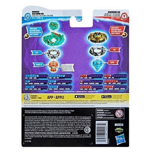 Beyblade Burst Speedstorm Dual Pack Battle Ready Demise Satomb Anubion