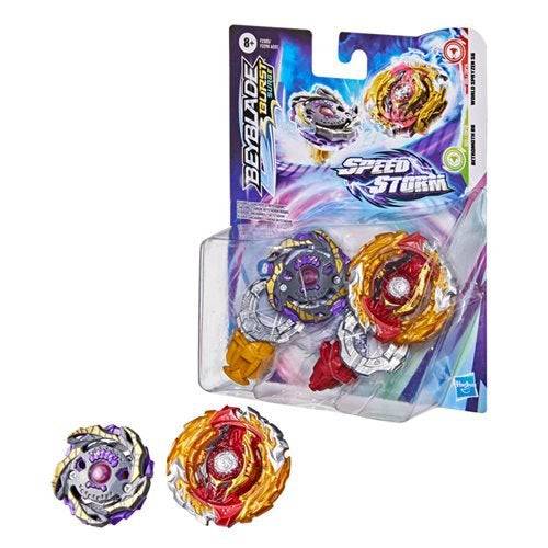 Beyblade Burst Speedstorm Dual Pack Battle Ready Demise Satomb Anubion